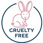 Rose Quartz badge cruelty free